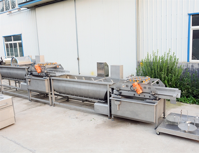 全自动蔬菜清洗生产线